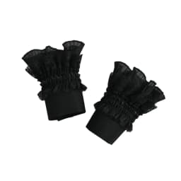 Gothic Retro Black Detachable Sleeve Fake Cuffs Multi Layer Lace Patchwork Princess Sweater Decorative Wristband Dropshipping