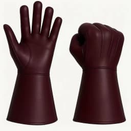 Goatskin gloves men's thin single leather driving autumn and winter plush warm cycling motorcycle touch screen leather gloves me