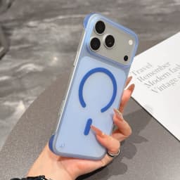 Ultra Thin Frameless Phone Case For iPhone 18 17 Pro Max Air 14 15 Plus 13 12 16 Pro For Magsefa Magnetic Matte Protection Cover