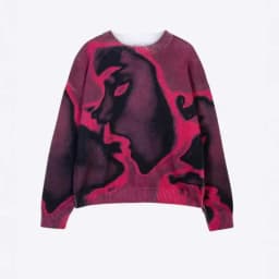HKSH Spring New Men Tide 3D Printed Thick Needle Round Collar Sweater Fashion Niche Streetwear Y2K Sweatshirt Women Loose HK4362