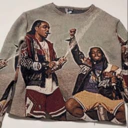 Sweatshirt Y2K Clothes American Gothic Hip Hop 3D Digital Graphics Oversized Sweatshirt Mens Womens Round Neck Long Sleeve Tops