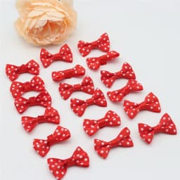 50/100pcs Size 2cmx3.5cm mini polka dot bow waist bow tie clothing diy accessories jewelry small bow tie headwear accessories