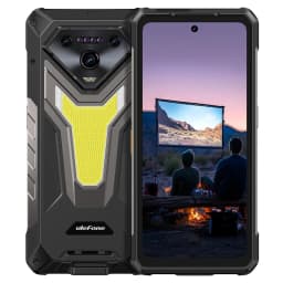 Ulefone Armor 34 Pro+ Rugged Smartphone 5G Projector 6.95" 120Hz 16GB+512GB 25500mAh 66W 64MP Night Vision Android 15 NFC
