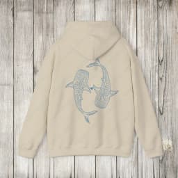 Whale Fish Sea Life Hoodie Pullover for Ocean Lovers Men Women Gift Diving Coconut Beachy Girl Autumn Fashion Sweatshirt Gifts