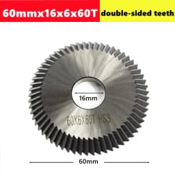 1pcs Key Machine Saw Blade 60/70mm 60/80/100T Double-Sided HSS Key Milling Cutter Multi-Function Key Copying Machine Cutter