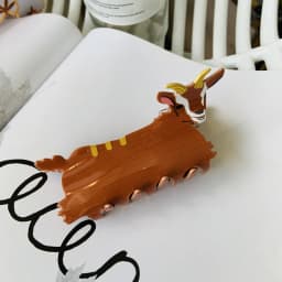 Brand New maple leaf acrylic farm hairpin squirrel hairpin grab clip alpaca hairpin back head tree animal shark clip 2025