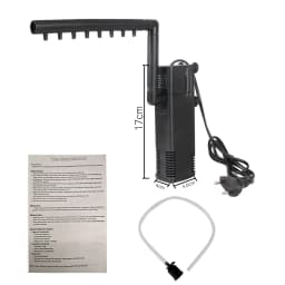 Submersible Water Filter Pump Turtle Tank Filter Aquarium Fish Tank Oxygen Increasing Pump Low Level Water EU Plug