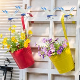 3-8PCS Simulation Dragonfly Clip 31cm Bug Deterrent Realistic Dragonfly Hat Clip Bug Repellent Dragonfly Home Garden Decor