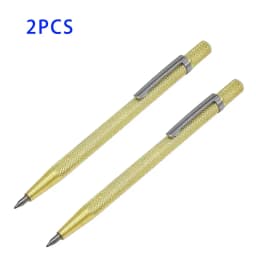 2pcs Carbide Tip Scriber Diamond Pens - Point For Precision Engraving & Marking on Glass Tile Durable Metal Machining & Wood