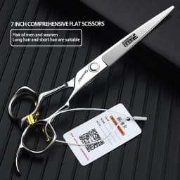 6 Inch Barber Specificlied Shears Professional Hairdressing Scissors Hairdresser Clippers Set Flat Thinning Hair Cutting Tools