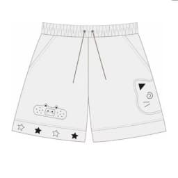 Summer Shorts for Women Cartoon Patchwork Elastic Waist Wide Leg Pants Japanese Casual Pantalones Cortos De Mujer 2026 Bottoms