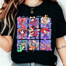 The Amazing Digital Circus Periphery T-shirt Men and Women New Summer Cotton Y2K Clothing Fashion Comfortable Short Sleeve Tops