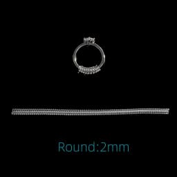 5Pcs/Lot Ring Adjusting Pad Size Transparent Ring Adjuster Light Spring Rope Ring Spring TPU Plastic Spring
