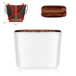Bag Organizer Insert For Bucket Handbag S M 191442cas, Super Light Inner Storage Liner Wear-resistant Dopont Paper Accessories