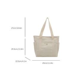 Large-capacity Canvas Tote Canvas Bag Goes to Work, Goes out, High-value Commuting Versatile Literary and Artistic Student Wear