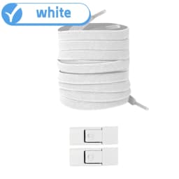 8MM 2023 No Tie Shoe Laces Press Lock Shoelaces Without Ties Elastic Laces Sneaker Kids Adult Widened Flat Shoelace for Shoes