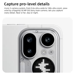 Global Version Nothing Phone 4a Pro 5G NFC Smartphone Snapdragon 7 Gen 4 140x Ultra Zoom Triple Camera 6.83" AMOLED 5080mAh