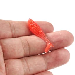 SUNMILE 20pcs Fishing Soft Bait Worm Artificial Baits 3.6cm/0.8g Rock Fishing Wobblers Leurre Souple Lure Perch Trout Bass Lures