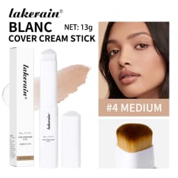 Color Changing Foundation Stick V-Shape Design Blanc Cover Cream Stick High Coverage Even Skin Tint Foundations Base Makeup
