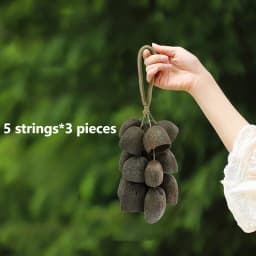 Natural Fruit Shell Hand Bell Sound Healing Outdoor Wind Chimes Meditation Yoga Spiritual Chime Bell Percussion Instrument