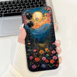 For Realme Note 60 Case RMX3933 Cool Machine Fashion Painted Cover Soft TPU Phone Case For Realme Note 60X Note60 Narzo N61 Bags