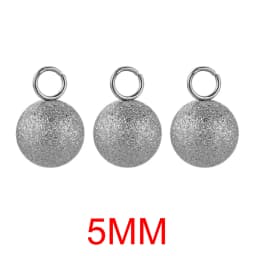 20pcs Lot 4/5/6mm Round Stainless Steel Beads Solid Ball Charms DIY Gold Plated Earrings Bracelet Jewelry Making Materials Craft