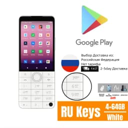 Qin Smart Phone F22 Pro Google Available Android 12 4G Smart Touch Screen Keyboard keys Mobile Phone 4 64GB