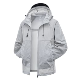 LNGXO Unisex Sun Protection Jackets Summer Waterproof Quick Dry Reflective Coat Camping Hiking Climbing Lightweight Windbreaker