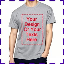 Men Tshirt Your Design Here Cotton Comfortable Unisex Teeshirt Fashion Personalized Summer Top Perfect Gift For Him