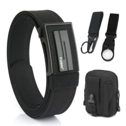 VATLTY Thick Tactical Belt for Men Metal Automatic Buckle Military Pistol Belt Tight Nylon Work Tool Belt Casual Waistband Male