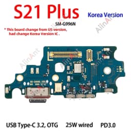 AiinAnt Dock USB Charger Board Connector Charging Port Flex Cable For Samsung Galaxy S21 Ultra Plus FE S21+ G998B G996U G991B