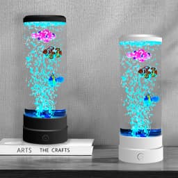 LED Fish Lamp Ambient Night Light Remote Control Color Changing Decorative Lights Aquarium Birthday Gift For Children USB