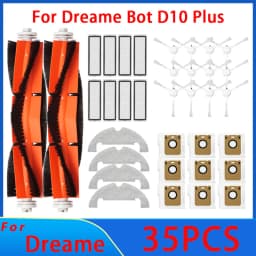 Dust Bag Dreame Bot D10 Plus Accessories RLS3D Robot Vacuum Cleaner Bags Dirty Bag Replacement Spare parts