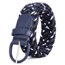 Women's Elastic and Elastic Woven Belt in One Outfit, Casual and Versatile Denim Belt for Men and Women