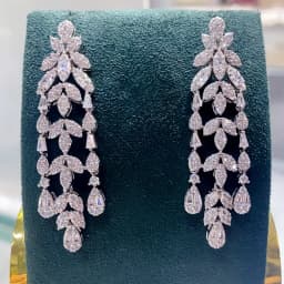 GODKI 2026 Luxury Trendy Link Chain Long Drop Earrings Cubic Zircon Earrings For Women Drop Earrings Brincos Fashion Jewelry