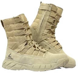 LAHORS® Lightweight Suede Leather Tactical Combat Boot Men Outdoor Hiking Desert Army Shoes Breathable Male Ankle Boots Man Made
