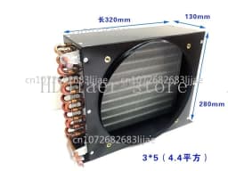 Condenser Copper Tube Cold Storage Refrigerator Freezer Water-cooled Cake Cabinet 1 Horse 1.5 Horse Oil Cooler