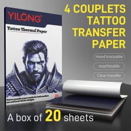 10/30/50/100Pcs Tattoo Transfer Pape A4 Size Stencil Paper Copy Paper Thermal Paper for Tattoo Transfer Tattoo Supplies