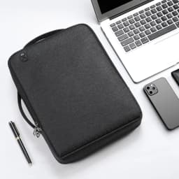 Universal 13.3-15.4 inch Laptop Shoulder Bag Large Capacity Shockproof Tablet Sleeve Portable Handle Carrying Case