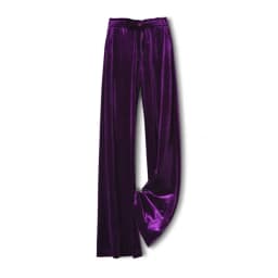 Big size Autumn Women Wide Leg Pants Casual High Elastic Waist Pockets velvet pants Fashion elegant Winter velour Trousers