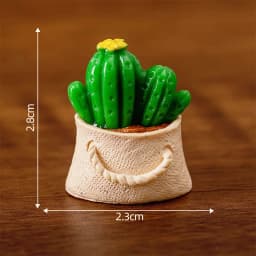 1:6 Dollhouse Miniature Potted Plants Model Green Leafed Plant Pot Bonsai Home Garden Decor Toy Doll House Accessories