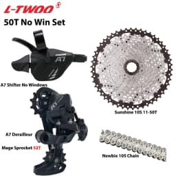 LTWOO A7 1X10S Groupset 10 Speed Shift Lever Derailleur SUNSHINE Cassette 36T 42T 46T 50T VXM Chain for MTB Mountain Bike Parts