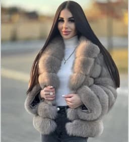 Women's Real Fox Fur Coat Detachable Transform Jacket Removable Vest Thick Warm Solid Fur Luxury Fashion