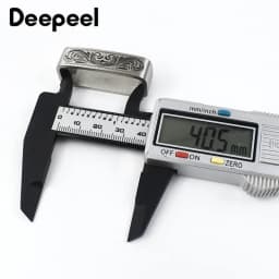 1Pc Deepeel 40mm Belt Loop Stainless Metal Rings for 34-39mm Belts Clasp Jeans Clothes Strap Ring DIY Leather Craft Accessories