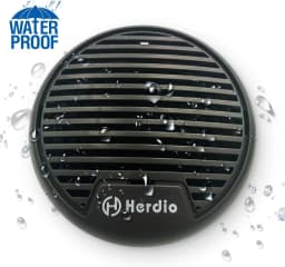 Herdio 3'' 2PCS Waterproof Marine Speakers Full Range Audio Motorcycle Speaker Stereo System With MAX Power 140W For Boat UTV