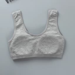 3PCS Kids Cotton Sports Training Bra Solid Color Young Children Underwears Teenage Girls Crop Tops Development Student Vest Bras