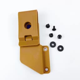 1piece Rotatable KYDEX Sheath Waist Clip Scabbard Clip Sheath Accessories Outdoors Carry KYDEX Sheath Tool with Two Set Screws