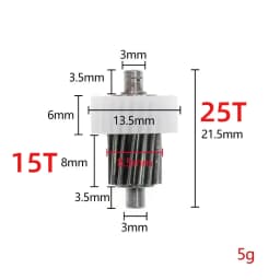 Side Folding Mirror Gear Rearview Motor Gears for Hyundai Tucson Sonata SANTAFE Kia New Carens K3 K5 Opirus Villa Gear Antirust