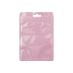 50pcs/lot Reusable Plastic Zip Lock Bags Transparent Macaron color Sealing Bag for DIY Jewelry Retail Display Wrap Packaging Bag