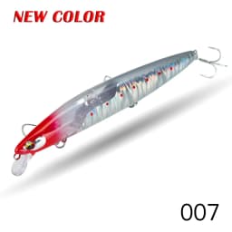 D1 Floating Minnow Fishing Lure Long Casting 120mm/20g 145mm/27g Artificial Hard Baits Wobbler Weight Slider System For Pike